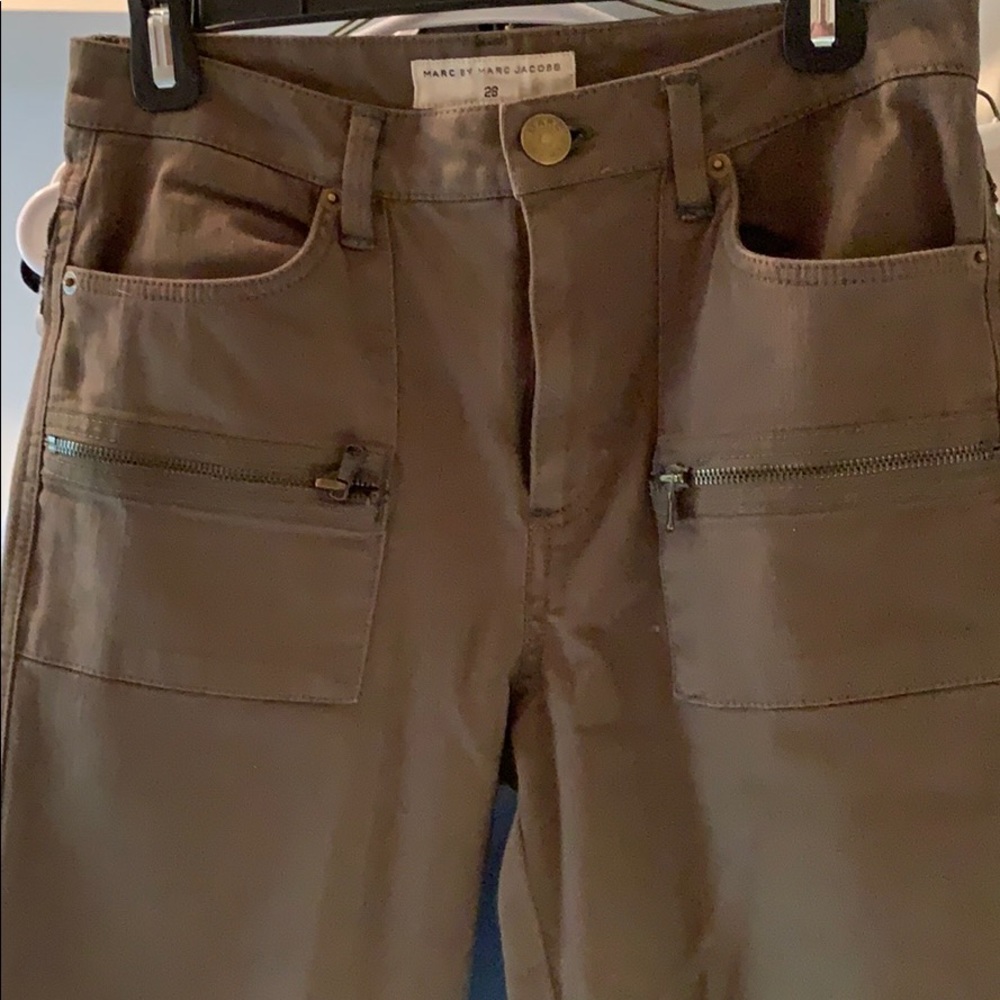 Marc Jacobs Olive Moro Jeans